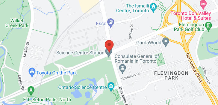 map of 1144 EGLINTON AVE W